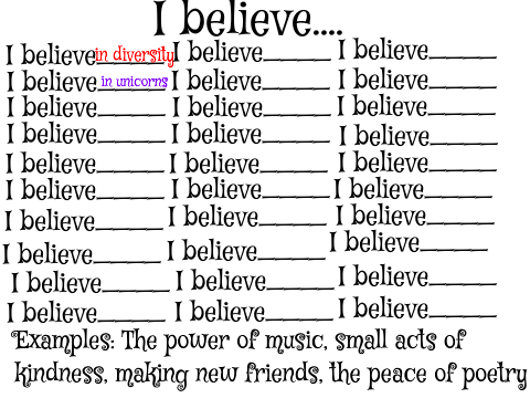 What do you believe in? remix