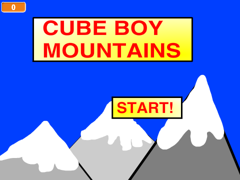 Cube Boy Mountains