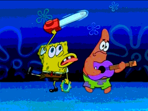SPONGEBOB AND PATRICK ACT CRAZY WHILE I PLAY SOMEWHAT FITTING MUSIC
