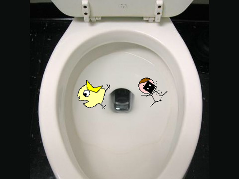 Add Yourself Getting Flushed Down a Toilet  remix