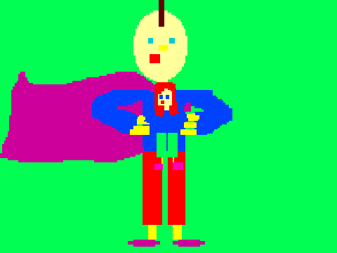 'Mohawk Man! with purple shoes' saves a girl... or does he?