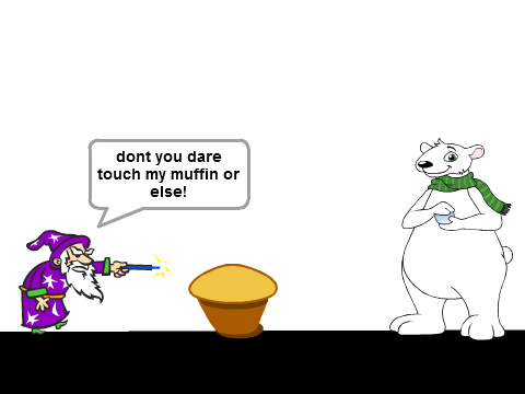 dont touch muffin