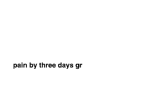 pain by three days grace