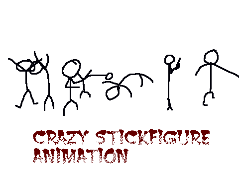 crazy stickfigures