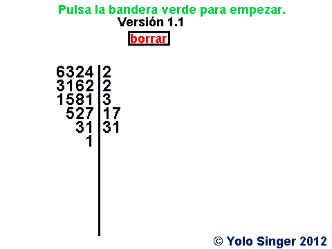 Descomponer en factores primos
