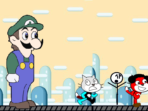 ADD YOURSELF RUNNING FROM A WEEGEE!!!! remix