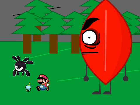 Add Yourself! - Running from Giant Evil Leafy!