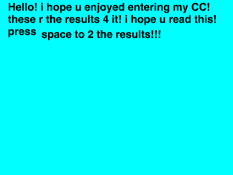 shiny bisharp CC results!!!