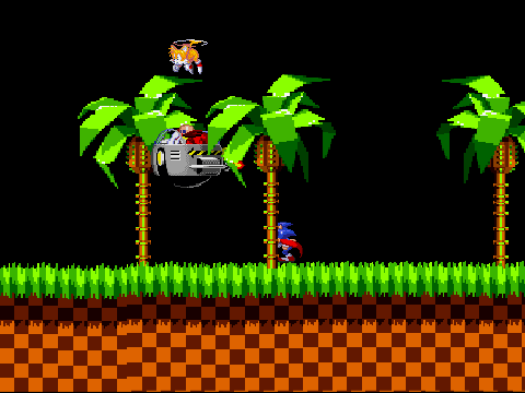Sonic 2 and Sonic 2HD boss mashup 2P game!