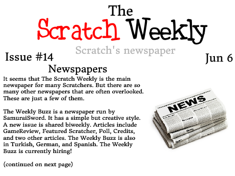 Issue #14- Newspapers