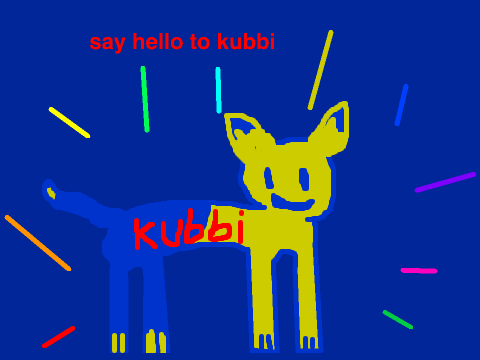 say hello to kubbi