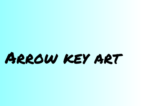 arrow key art