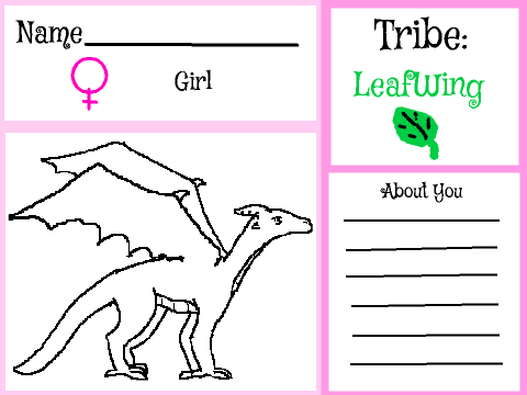 LeafWing Dragon Template