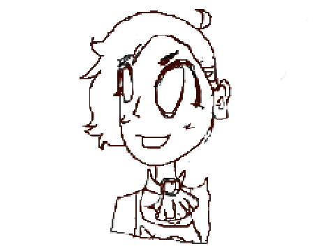 random lady drawling :3