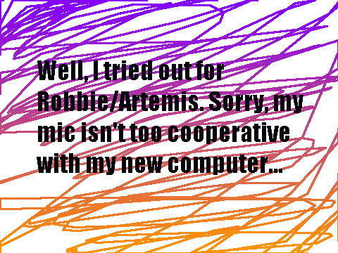 Robbie/Artemis Tryout