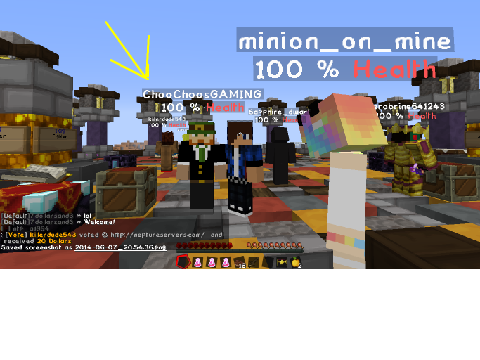 I just Met ChooChoosGAMING on minecraft!!!!!!!!!