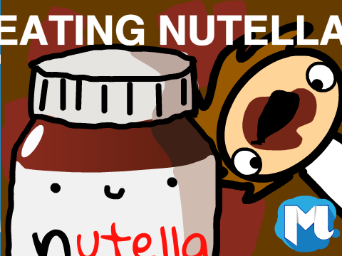 Eating Nutella (animation)