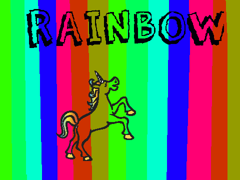 rainbow unicorn