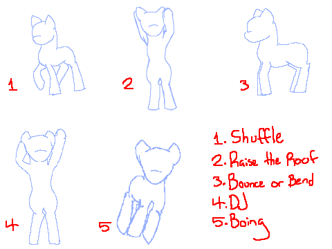 Pony Rave Bases for cinaparadox