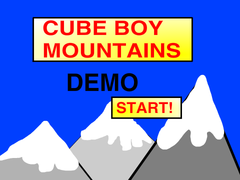 Cube Boy Mountains DEMO