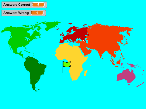 Place it continents