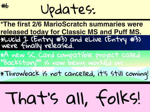  Archived Update #6
