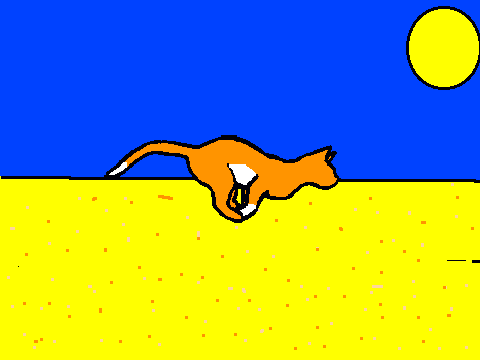 My Entry for the Cat Runcycle Coloring Contest