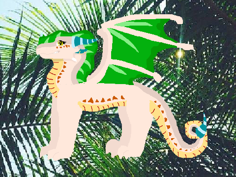 My OC || Oasis The Sandwing-Rainwing Hybrid