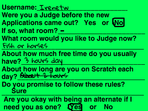 New Judge Applications remix
