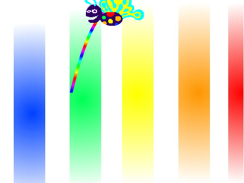 the rainbow butterfly