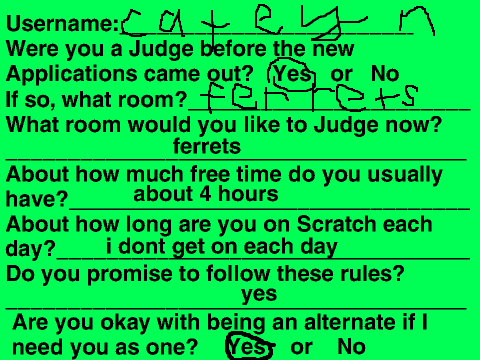 New Judge Applications remix