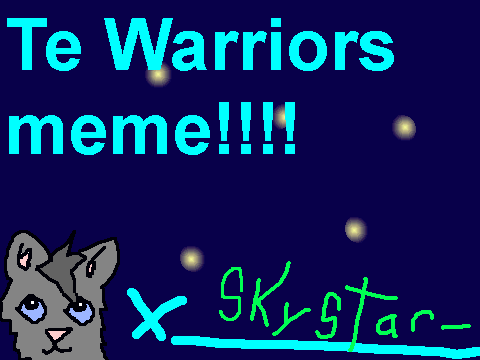 Te Warriors meme!!!!!