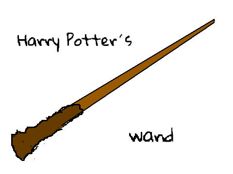 Harry Potter´s wand art