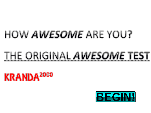 The Awesome Test
