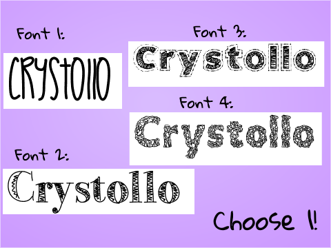 Font Contest Entries