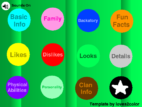 Free Warrior Cat Bio Template remix