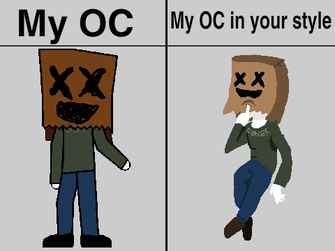 Redraw Brown Bag in your style! remix