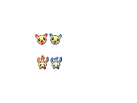 Plusle + Minun -