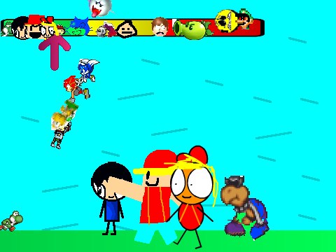 Add yourself running from the gaint weirdish luigi! updated 