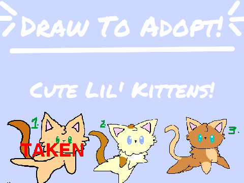 ✐ Cute Lil' Kittens! Dta! ✐