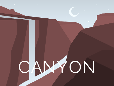 Canyon | Landscape Art