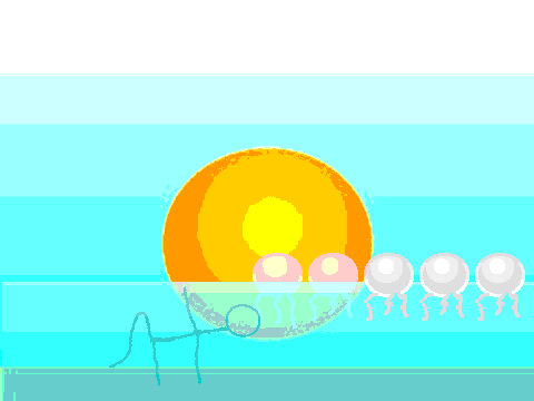 Complete randomness of drowning