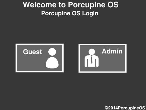 Porcupine OS Login