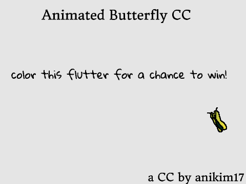 Animated Butterfly CCE