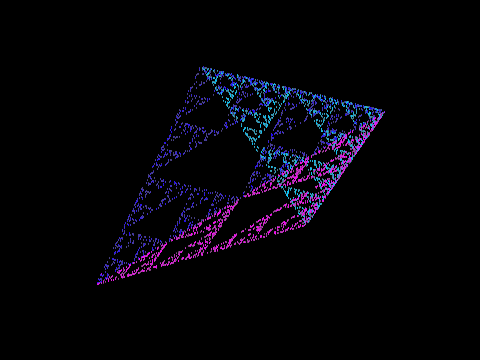 Tetrahedra with Sierpiński triangle faces
