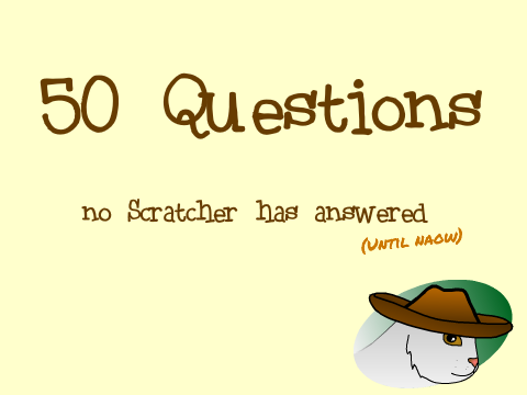 50 Questions no Scratcher has answered remix