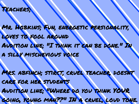 Claim for fame!! Character List remix