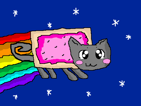 Random Nyan Cat Drawing 
