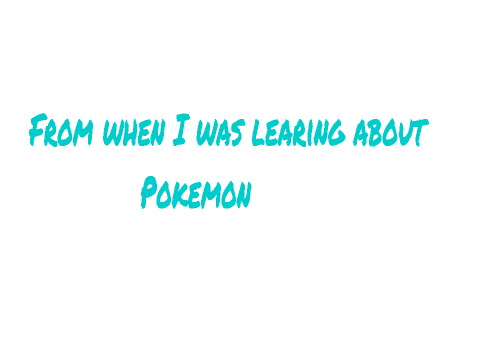 Discovering new Pokemon