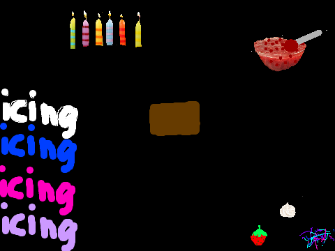 Ice the cake